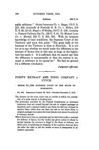 Purity Extract Co. V. Lynch, 226 US