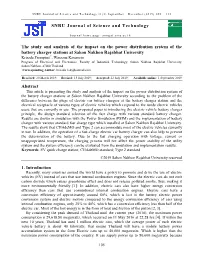 SNRU Journal of Science and Technology 1 1 ( 3) Se P T E Mbe R – De Ce Mb Er (2 0 1 9) 1 0 5  1 1 3