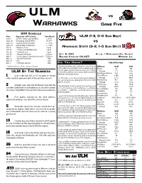 Warhawks Game Five