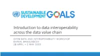 Introduction to Data Interoperability Across the Data Value Chain