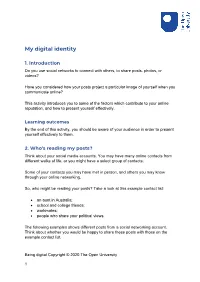 My Digital Identity (Pdf)