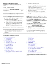 Tranexamic Acid (4.2) These Highlights Do Not Include All the Information Needed to Use LYSTEDA Safely and Effectively