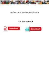 An Example of a Collateralized Bond Is