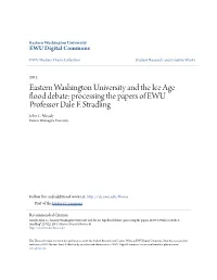 Processing the Papers of EWU Professor Dale F. Stradling John C