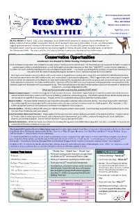 Todd Swcd Newsletter