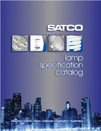 Lamp Specification Catalog