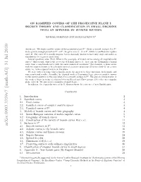On Ramified Covers of the Projective Plane I: Segre's Theory And