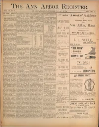 Ann Arbor Register. Vol Xix