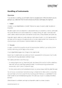 Handling of Instruments