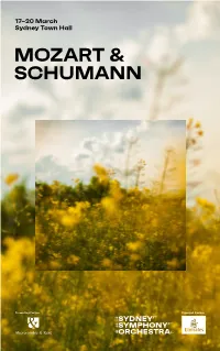 Mozart & Schumann
