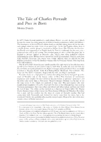 The Tale of Charles Perrault and Puss in Boots Morna Daniels