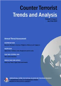 Counter Terrorist Trends and Analysis Volume 6, Issue 1 Jan/Feb 2014