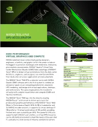 Nvidia Tesla P40 Gpu Accelerator