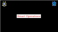 Smart Operations OBJECTIVES