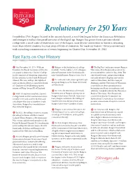 Fast Facts on Our History