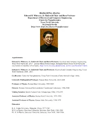 HONGXING JIANG Edward E