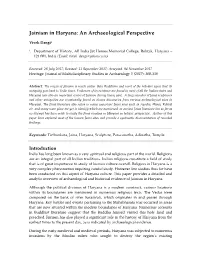 Jainism in Haryana: an Archaeological Perspective