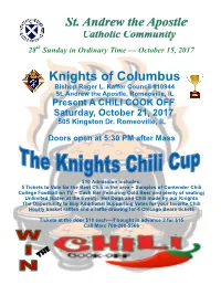 Knights of Columbus Bishop Roger L