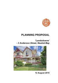 Planning Proposal
