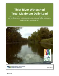 Thief River Watershed TMDL (Wq-Iw5-11E)