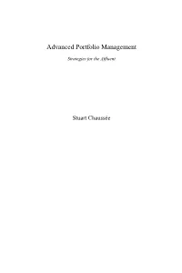 Advanced Portfolio Management: Strategies for the Affluent (Palisade Business Press)