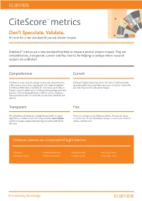 Don't Speculate. Validate