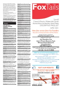 7Mm/0 Modern Image Descriptive Price List