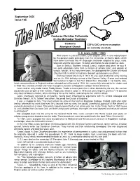 Canberra Christian Fellowship (In the Methodist Tradition)