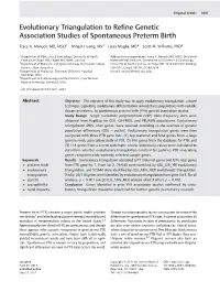Evolutionary Triangulation to Refine Genetic Association Studies Of