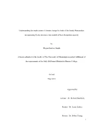 I Understanding the Implications of Climate Change for Birds of The