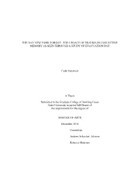 The Legacy of Trauma in Collective Memory As Seen Through a Study of Evacuation Day