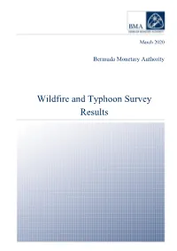 Wildfire and Typhoon Survey Results