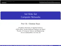 3Rd Slide Set Computer Networks