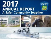 ANNUAL REPORT a Safer Community Together