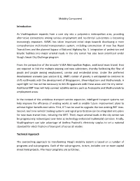 Mobility Component Introduction As Visakhapatnam Expands from A
