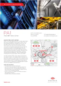 Paris IBX® Data Center France 95948 Servicedesk.Fr@Eu.Equinix.Com