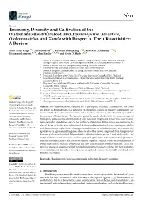 Taxonomy, Diversity and Cultivation of the Oudemansielloid/Xeruloid