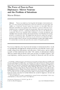 Mirror Neurons and the Problem of Intentions