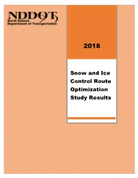 Snow and Ice Control Route Optimization Study Results