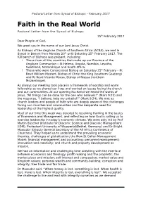 Bishops' Statement