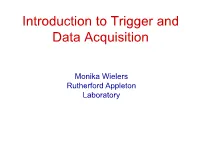 Introduction to Trigger and Data Acquisition
