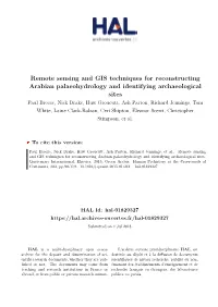 Remote Sensing and GIS Techniques for Reconstructing Arabian