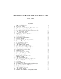 2 2. Mordell-Weil Groups 5 2.1. the Group Law on a Smooth, Plane Cubic Curve 5 2.2