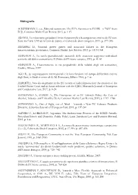 Bibliografia ACKERMANN T. E.O., Editorial Comments: the EU's Accession to ECHR
