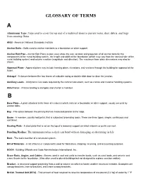 Glossary of Terms