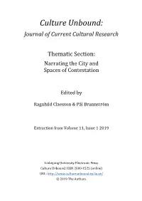 Narrating the City and Spaces of Contestation