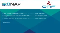 Open Transport Configuration & Control