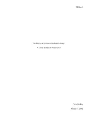 The Purchase System in the British Army