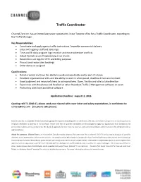 Traffic Coordinator