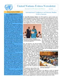 United Nations Eritrea Newsletter
